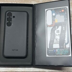 dbrand Grip Case Samsung Galaxy S24 MagSafe Black Circuit Skin New Open Box